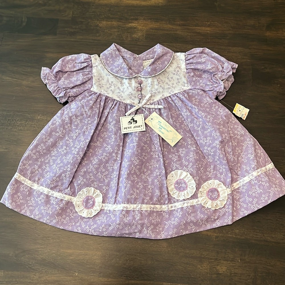 Vintage NWT Petit Jouet Dress